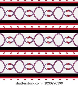 Seamless pattern with snake.