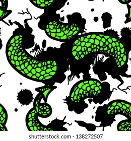 seamless pattern snake