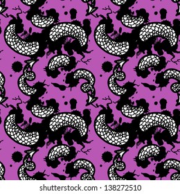 seamless pattern snake