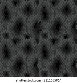 Seamless pattern of snake skin for background design. 
