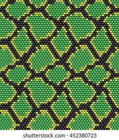 seamless pattern snake skin beads