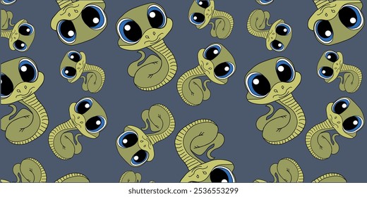 
Seamless pattern with snake. Symbol of 2025. Vector illustration for textiles, wrapping paper, holiday packaging, web design and other creative projects.
