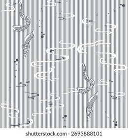 Cobras padrão sem emenda. Design para tecido, papel de parede, envoltório, fundo.