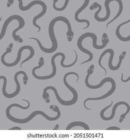 Seamless pattern snakes for halloween