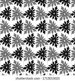 seamless pattern of snow vectors with the laying of objects that form hex colum and the main color gradient of blue and purple
