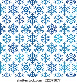 Seamless pattern with snowflake ornate