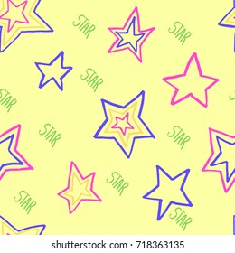 Seamless  pattern with snowflake. Vector illustration. Endless background for textile, fabric, wrapping paper, web design, wallpaper, scrapbook.