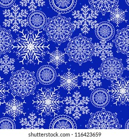 seamless pattern with snowflakes