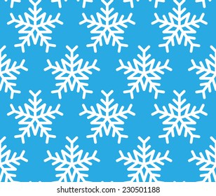 seamless pattern with snowflakes