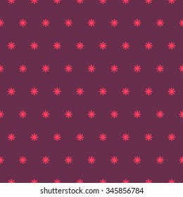 Seamless pattern with snowflakes