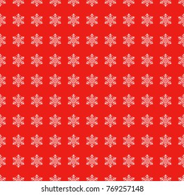 Seamless pattern with snowflakes