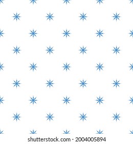 Patrón sin foco con copos de nieve. Resumen de fondo decorativo vectorial. Diseño colorido para papel pintado, textil, papelería, álbumes y huellas. Textura moderna de estilo minimalista.