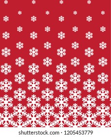 seamless pattern in snowflakes christmas and new year