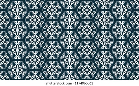 Seamless pattern. Snowflakes. Decoration for the New Year and Christmas.