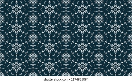 Seamless pattern. Snowflakes. Decoration for the New Year and Christmas.