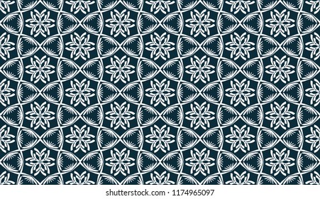 Seamless pattern. Snowflakes. Decoration for the New Year and Christmas.