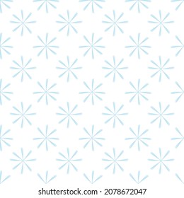 Seamless pattern with snowflakes. Decorative winter background.