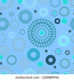 seamless pattern of snowflakes on a red background. Vector. For use in wrapping paper, postcard, fabric, textile