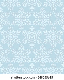 Seamless pattern with snowflakes. Vector