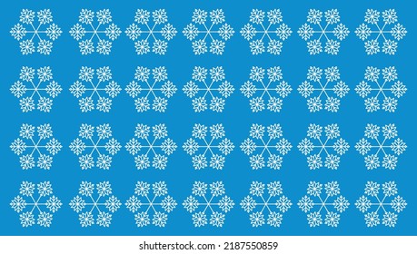 seamless pattern with snowflakes. Vector illustration geometric patron