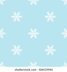 Seamless pattern with snowflakes. Vector illustration