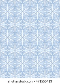 Seamless pattern with snowflakes. Winter illustration.