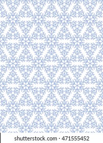 Seamless pattern with snowflakes. Winter illustration.