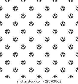 Seamless Pattern With Soccer