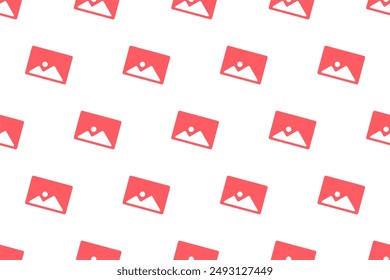 Seamless pattern social media background. Seamless patterned background with social media icons