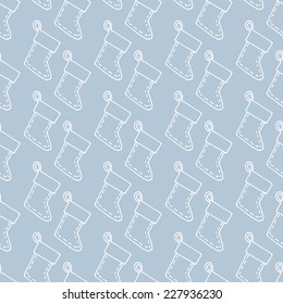 Seamless pattern with socks.
