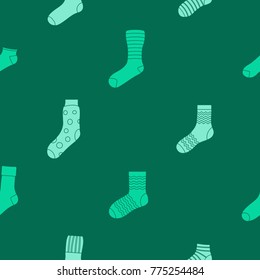 Seamless pattern with socks for your design