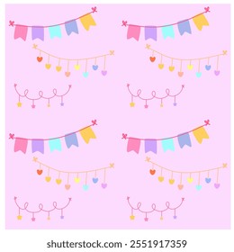 seamless pattern with soft color.
cute seamless pattern.