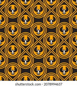 seamless pattern of south australia flag. vector illustration
