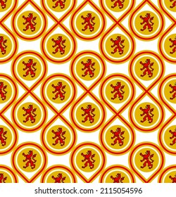 seamless pattern of south holland flag. vector illustration
