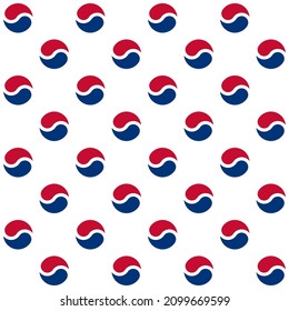 patrón impecable de corea del sur. banner, impresión, papel envolvente, portada de libros, etc.