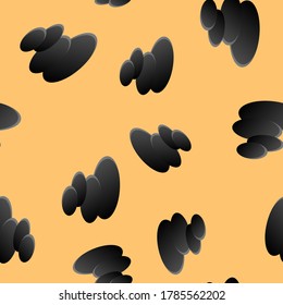 Seamless Pattern Of Spa Salon Accessories - Massage And Stones.