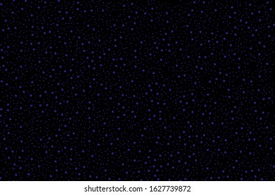 Seamless pattern with space graphic elements on dark background. Decorative starry backdrop