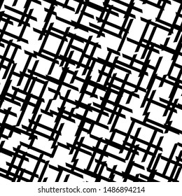 Seamless pattern with speed lines. Abstract Black Diagonal Striped repeating Background. Vector stylish geometrical background for fabric, textile, design, packaging design.
