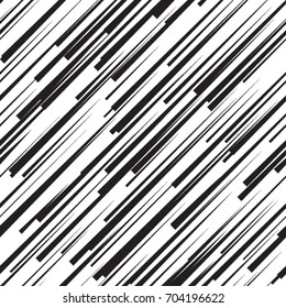 Seamless pattern with speed lines. Abstract Black Diagonal Striped repeating Background . Vector parallel slanting, oblique lines endless texture
