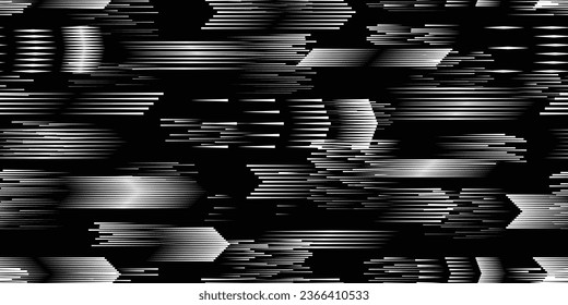 Seamless pattern with speed lines . Fabric pattern with striped Design elements .Repeating Black fast lines .Geometric shape. Dynamic geometrical Endless overlay texture.