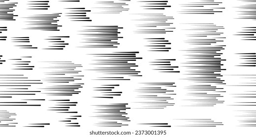 Seamless pattern with speed lines . Fabric pattern with striped Design elements .Repeating Black fast lines .Geometric shape. Dynamic geometrical Endless overlay texture.