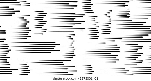 Seamless pattern with speed lines . Fabric pattern with striped Design elements .Repeating Black fast lines .Geometric shape. Dynamic geometrical Endless overlay texture.