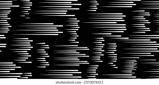 Seamless pattern with speed lines . Fabric pattern with striped Design elements .Repeating Black fast lines .Geometric shape. Dynamic geometrical Endless overlay texture.