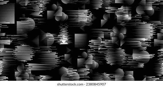 Seamless pattern with speed lines . Fabric pattern with striped Design elements .Repeating Black fast lines .Geometric shape. Dynamic geometrical Endless overlay texture.