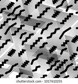 Seamless pattern with speed lines.Triangles
 unusual poster Design .repeating , diagonal, slanting, oblique Black Vector stripes .Geometric shape. Endless texture