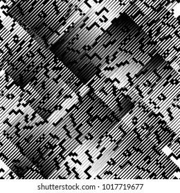 Seamless pattern with speed lines.Triangles
 unusual poster Design .repeating , diagonal, slanting, oblique Black Vector stripes .Geometric shape. Endless texture