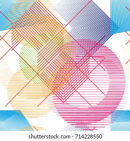 Seamless pattern with speed lines.Triangles
 unusual poster Design .colorful Vector stripes .Geometric shape. Endless texture