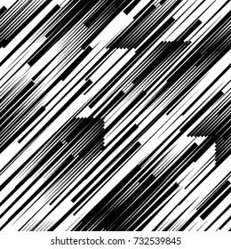 Seamless pattern with speed lines.Triangles
 unusual poster Design .Black Vector stripes .Geometric shape. Endless texture