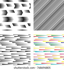 Seamless pattern with speed lines.Triangles
 unusual poster Design .repeating , diagonal, slanting, oblique Black Vector stripes .Geometric shape. Endless texture