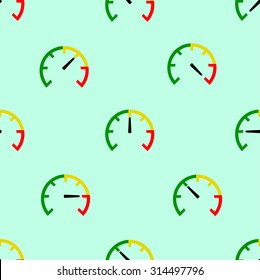 seamless pattern with speed meter